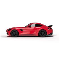 Build 'n Race Mercedes-AMG GT R, rood Auto-bouwpakket met terugtrek-motor voor 4+ jaar