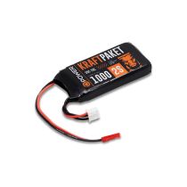 D-Power KRAFTPAKET 1000 2S LIPO 7,4 V 35/70C - BEC Article number: KP10002