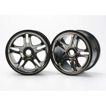 Split-Spoke 3.8 velgen zwart-chroom 17mm (2)