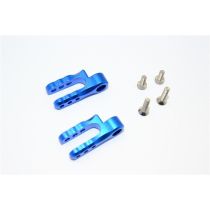 ALUMINIUM STEERING SERVO HOLDER - 1PR SET blue