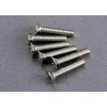 TRX3179, Screws, 3x15mm countersunk machine (6)