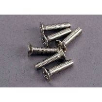 TRX3178, Screws, 3x12mm countersunk machine (6)