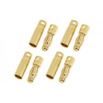 Goud Contacten - 4mm (4 sets)