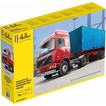 Heller 1/32 VOLVO F12-20 GLOBETROTTER & CONTAINER SEMI TRAILER