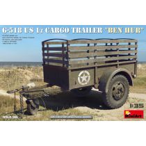 Miniart 1/35 G-518 US 1T CARGO TRAILER BEN HUR