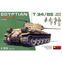 EGYPTIAN T-34/85 WITH CREW 1:35 (11/20) *