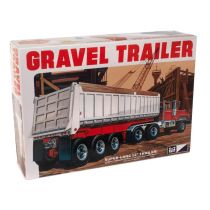 MPC 3 AXLE GRAVEL TRAILER 1:25 SCALE MODEL KIT