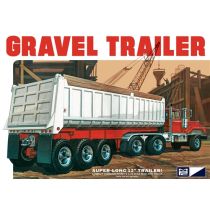 MPC 3 AXLE GRAVEL TRAILER 1:25 SCALE MODEL KIT