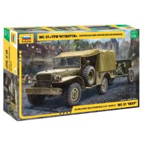 ZVEZDA 1/35 US MILITARY MULTIPURPOSE 3/4T VEHICLE WC-51 BEEP