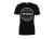 T-shirt zwart/logo wit XXXL