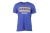 T-shirt blauw gemêleerd/Traxxas 30 jaar logo geel L
