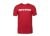 T-shirt rood/Traxxas logo wit L