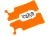 Draagarmkap oranje achter l/r met schroeven