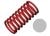 GTR schokveer rood voorzijde 120 mm (4,9 tarief zilver) (2)
