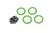 SLVR Beadlock ring 1.9 aluminium groen met schroeven (4)