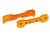 Draagarmhouder vooraan 6061-T6 aluminium oranje