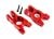 Wieldrager 6061-T6 aluminium rood achter l/r