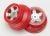 SCT velgen satijn chroom/rood 12mm (2)