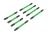 Ophangschakel 6061-T6 aluminium groen compleet