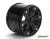 LOUISE, LT3221B, Velg zwart 3.8 Traxxas Style Bead 1 paar