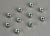 M4 moeren 4mm aluminium zilver (10)