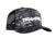 Truckercap camouflage/logo wit, ronde klep