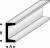U-PROFIEL 1,00X 2,0MM 1M