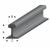 Railroad profile H0/TT1,95x1,80mm