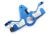 Motorsteun 6061-T6 aluminium blauw