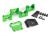 Centrale differentieelhouder 6061-T6 aluminium groen