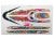 Blast Aufkleber-Bogen (swirl pattern / waterproof)