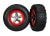 SCT banden S1 op 2.2/3.0 velg chroom/rood (2)