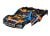 Body Slash 4x4 oranje/blauw met sticker & clipless