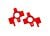 Handlebar 6061-T6 Alu l/r red