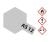 AS-12 Metalsilber (Blank) mat