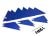 Buisframe chassisbekleding binnen aluminium blauw