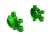 Stuurhendel 6061-T6 aluminium groen l/r