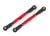 Toespoorstangen 7075-T6 aluminium rood met kogelkop