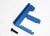 Chassisveerpoot 6061-T6 aluminium blauw 3mm