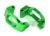 C-Hub 6061-T6 aluminium groen l/r