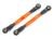Toespoorstangen 7075-T6 aluminium oranje met kogelkop