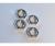Hex Wheel Nut silver CY-2 Chassis (4)
