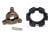 Cush Drive Key en elastomere demper met pin