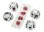 Wielnaafdoppen chroom met sticker (4)
