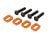 Motorsteun ringen aluminium oranje (4)