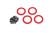 Beadlock ring 1.9 aluminium rood met schroeven (4)