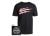 SLVR T-shirt zwart/Slash Logo rood/wit S