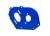 Magnum 272R motorplaat 6061-T6 aluminium blauw 4mm