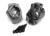 Portaalashouder 6061-T6 aluminium achter antracietgrijs l&r