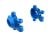 Steering lever 6061-T6 aluminum blue l/r